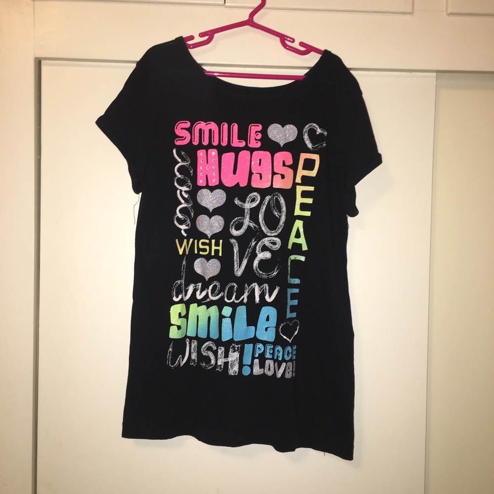 CUTE BLACK TEE